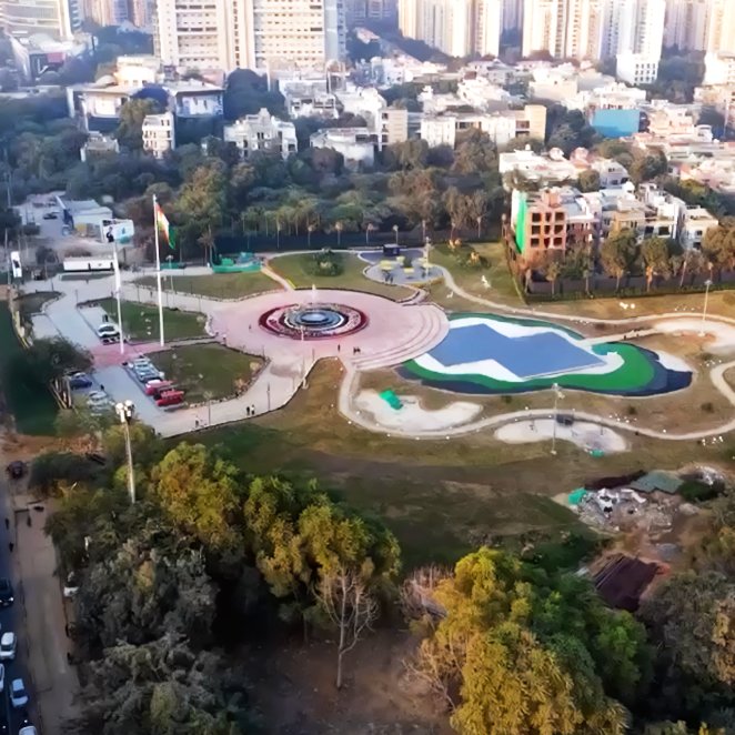 Sohna Road Aerial View